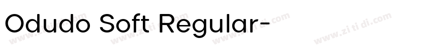 Odudo Soft Regular字体转换